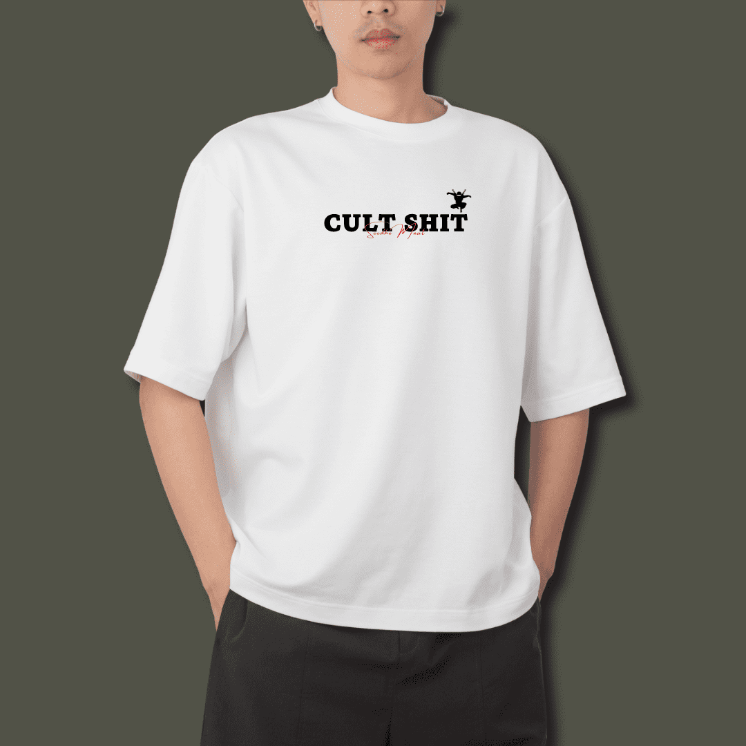 Cult Shit Oversized Tshirt - Glitch Stores India