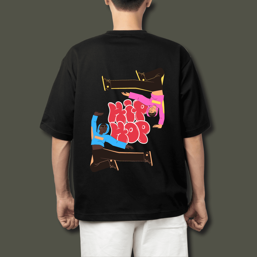 HipHop Oversized Tshirt - Glitch Stores India