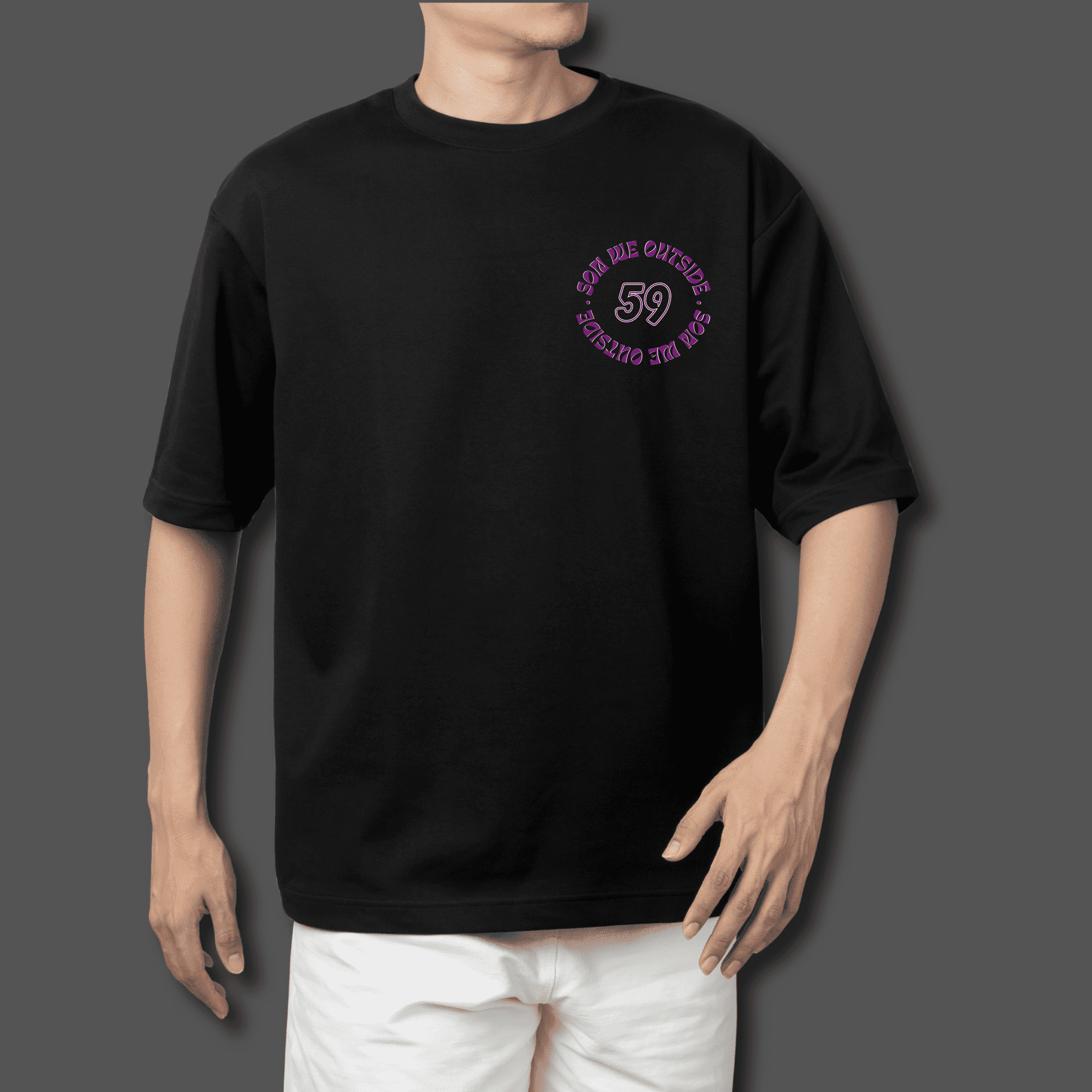 Real Ones Only Oversized Tshirt - Glitch Stores India